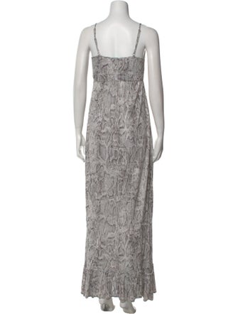 Melissa Odabash Printed Long Dress