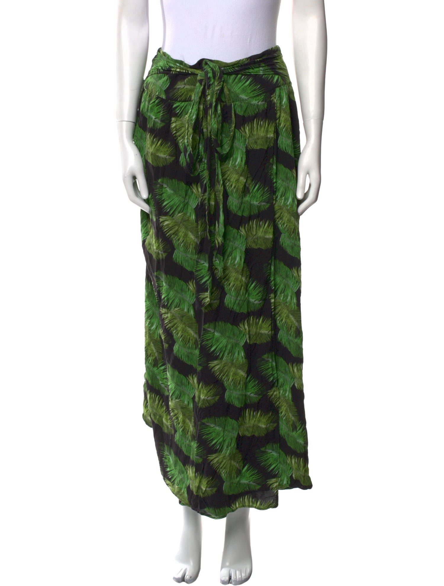 Melissa Odabash Silk Midi Length Skirt