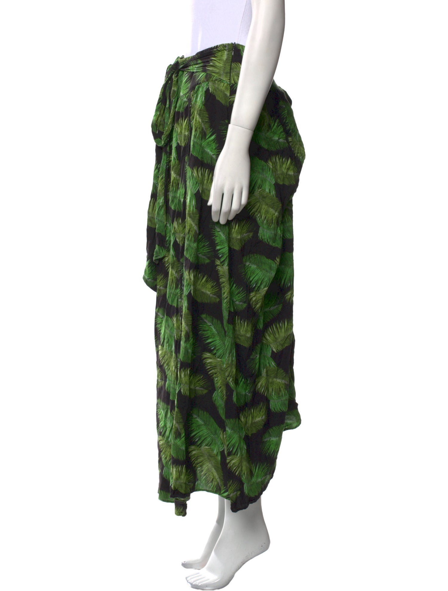 Melissa Odabash Silk Midi Length Skirt