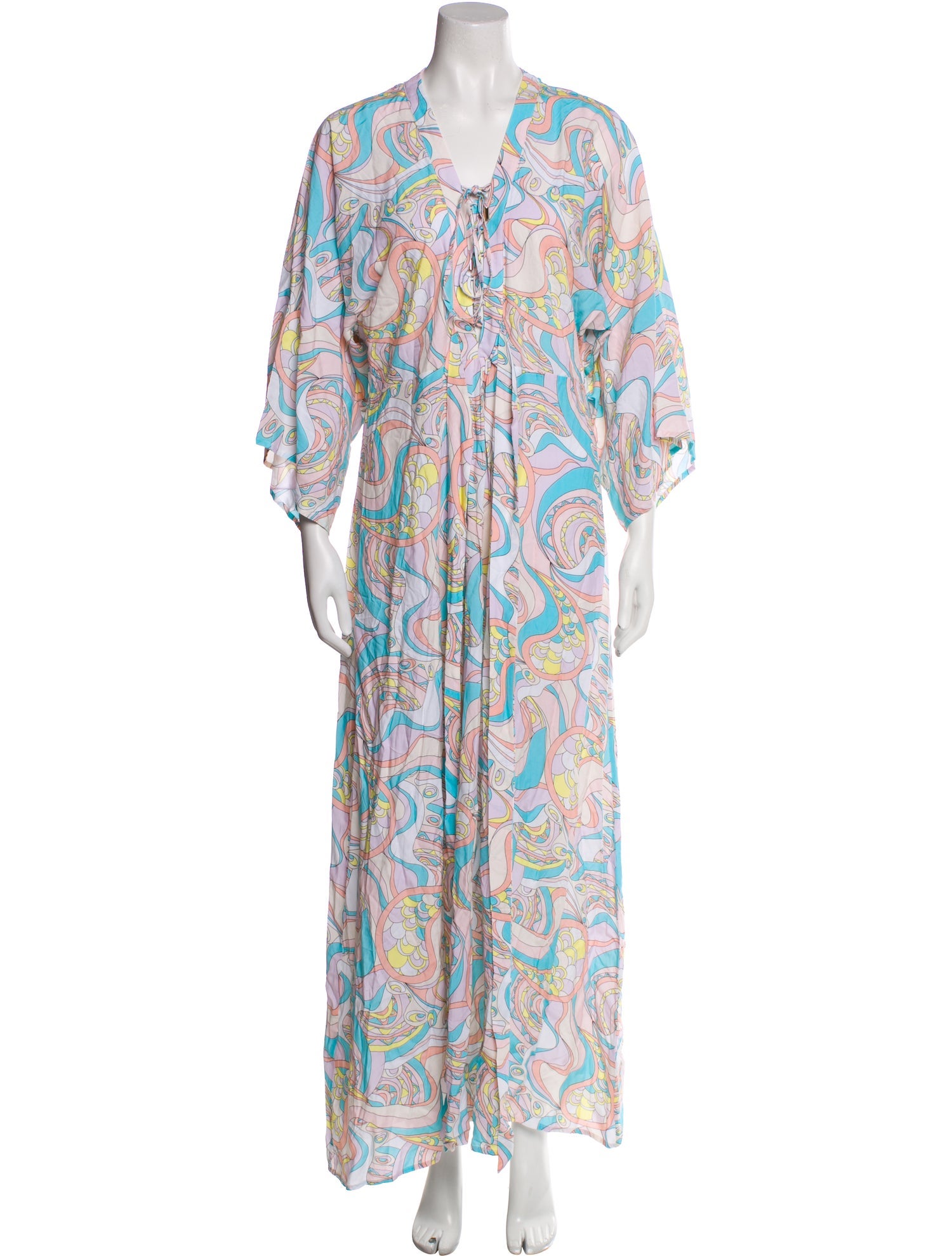 Melissa Odabash Printed Long Dress w/ Tags