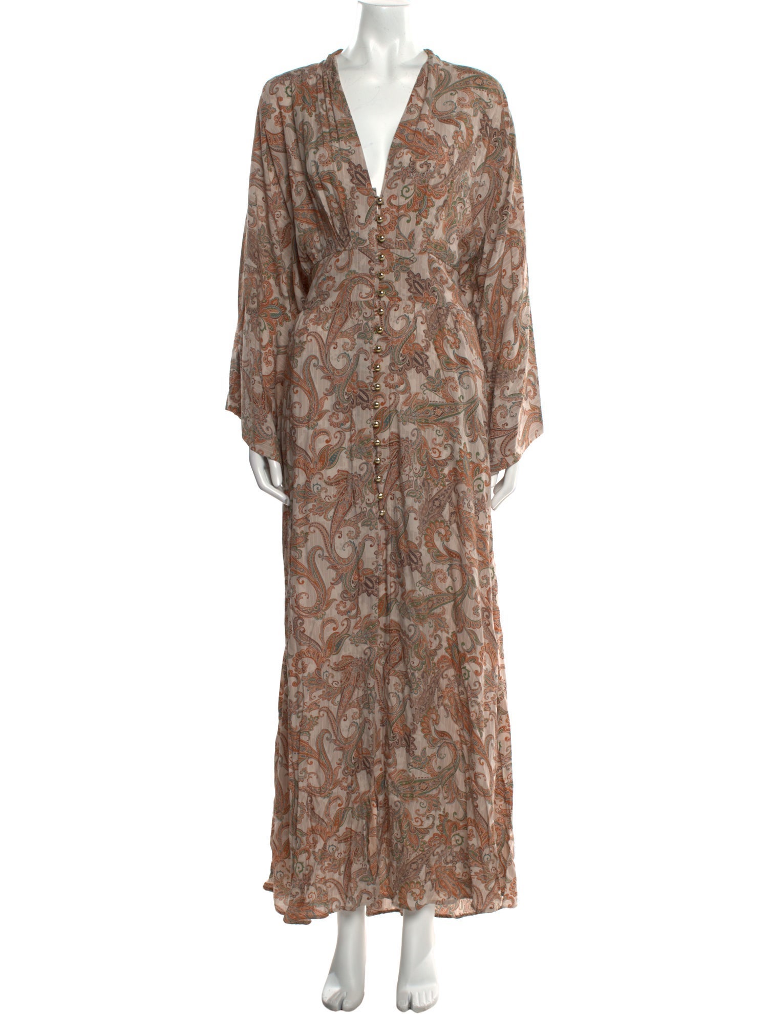 Melissa Odabash Paisley Print Long Dress