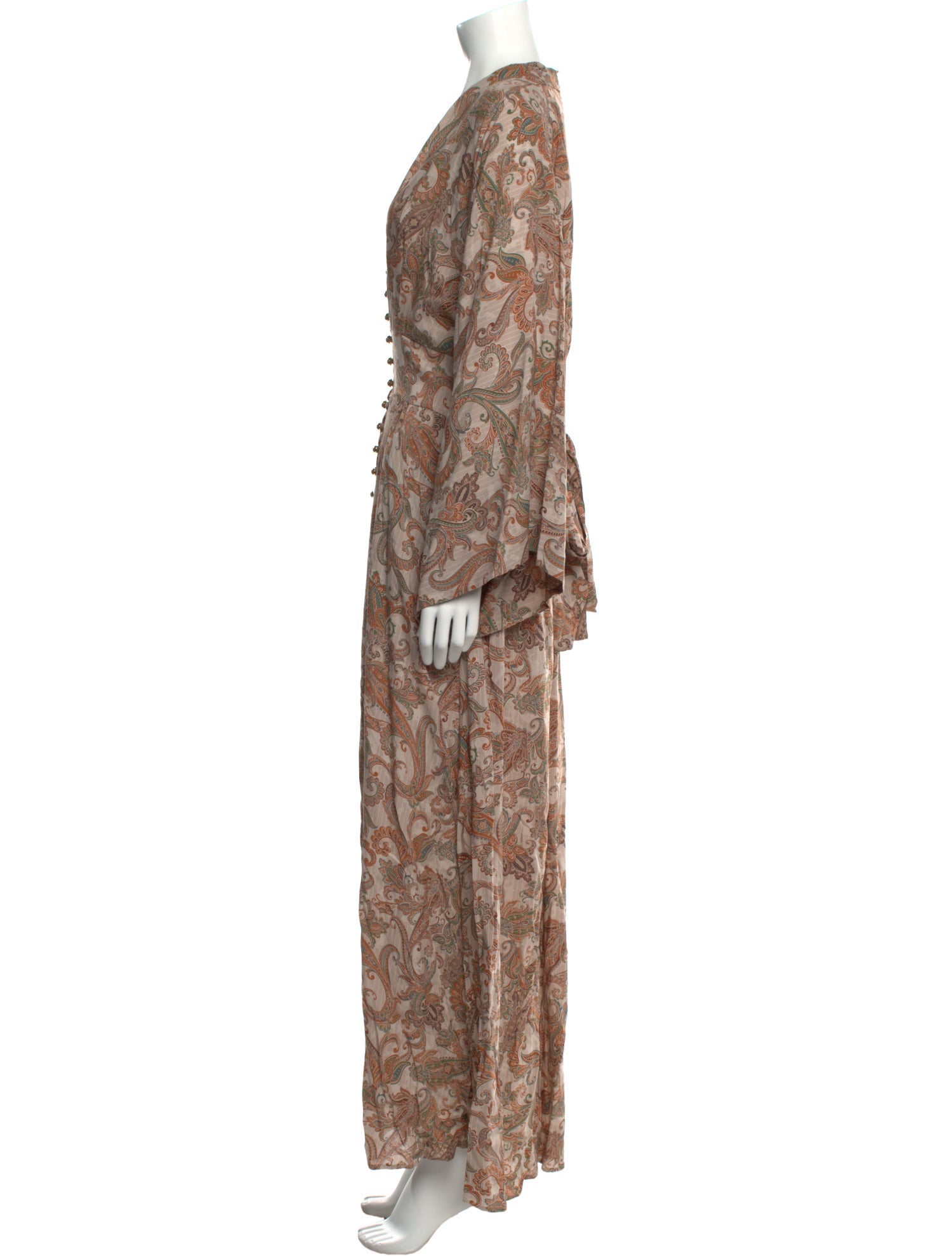 Melissa Odabash Paisley Print Long Dress