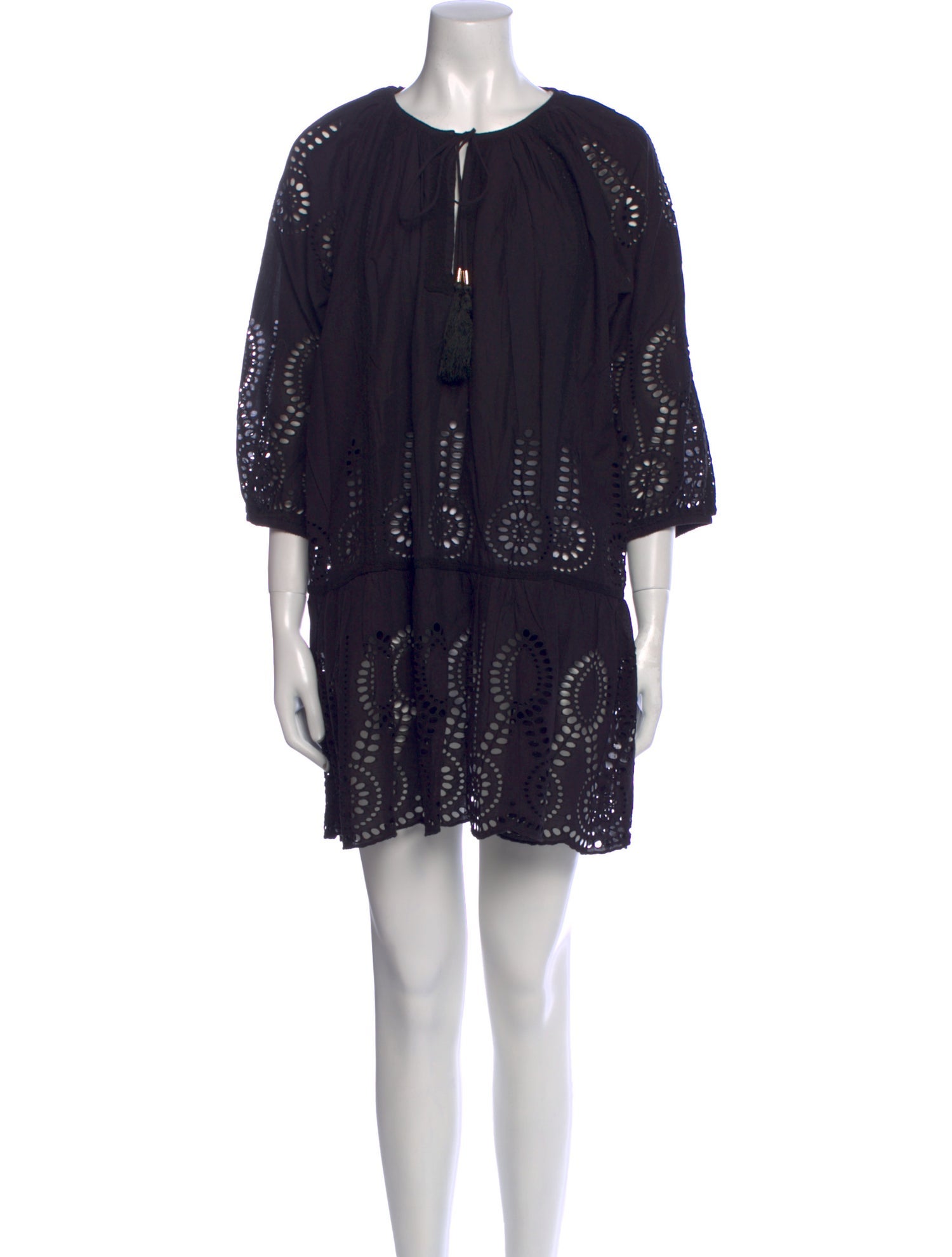 Melissa Odabash Scoop Neck Mini Dress