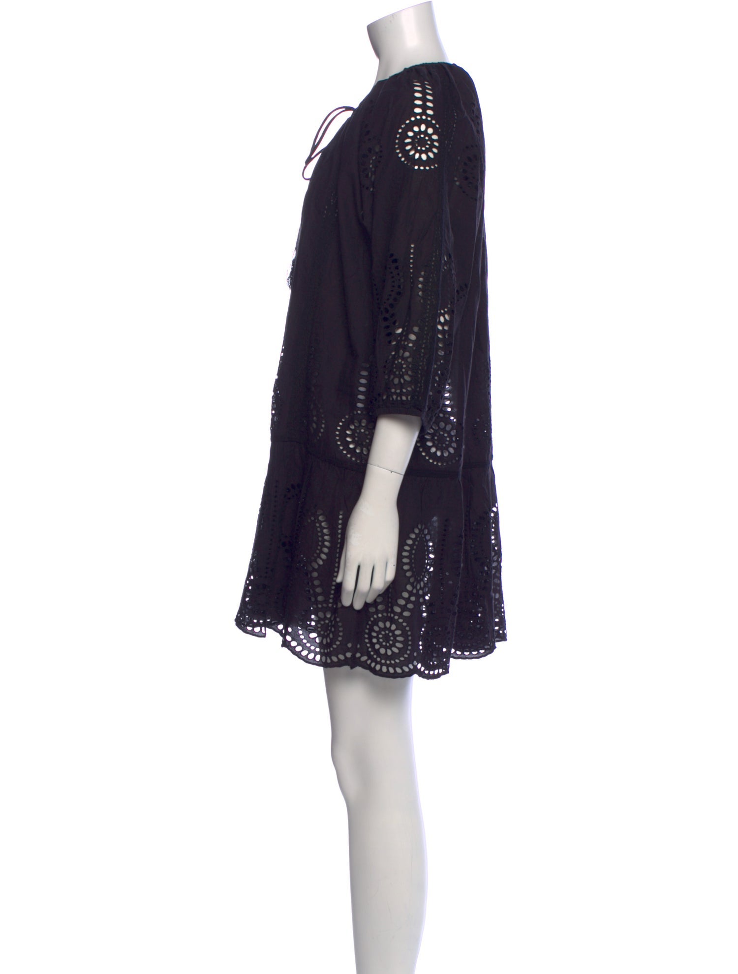 Melissa Odabash Scoop Neck Mini Dress