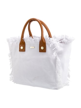 Melissa Odabash Canvas Top Handle Bag