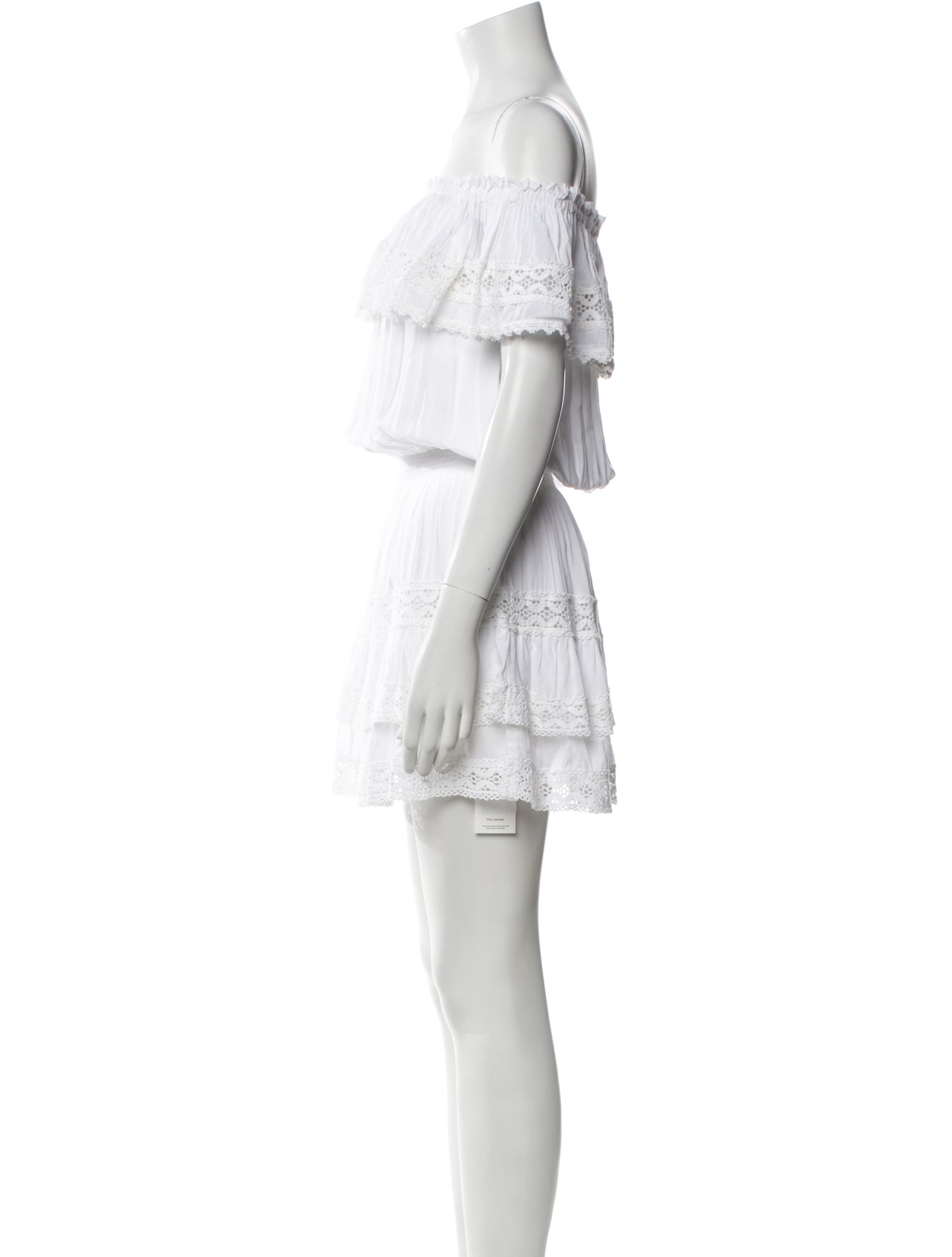 Melissa Odabash Off-The-Shoulder Mini Dress