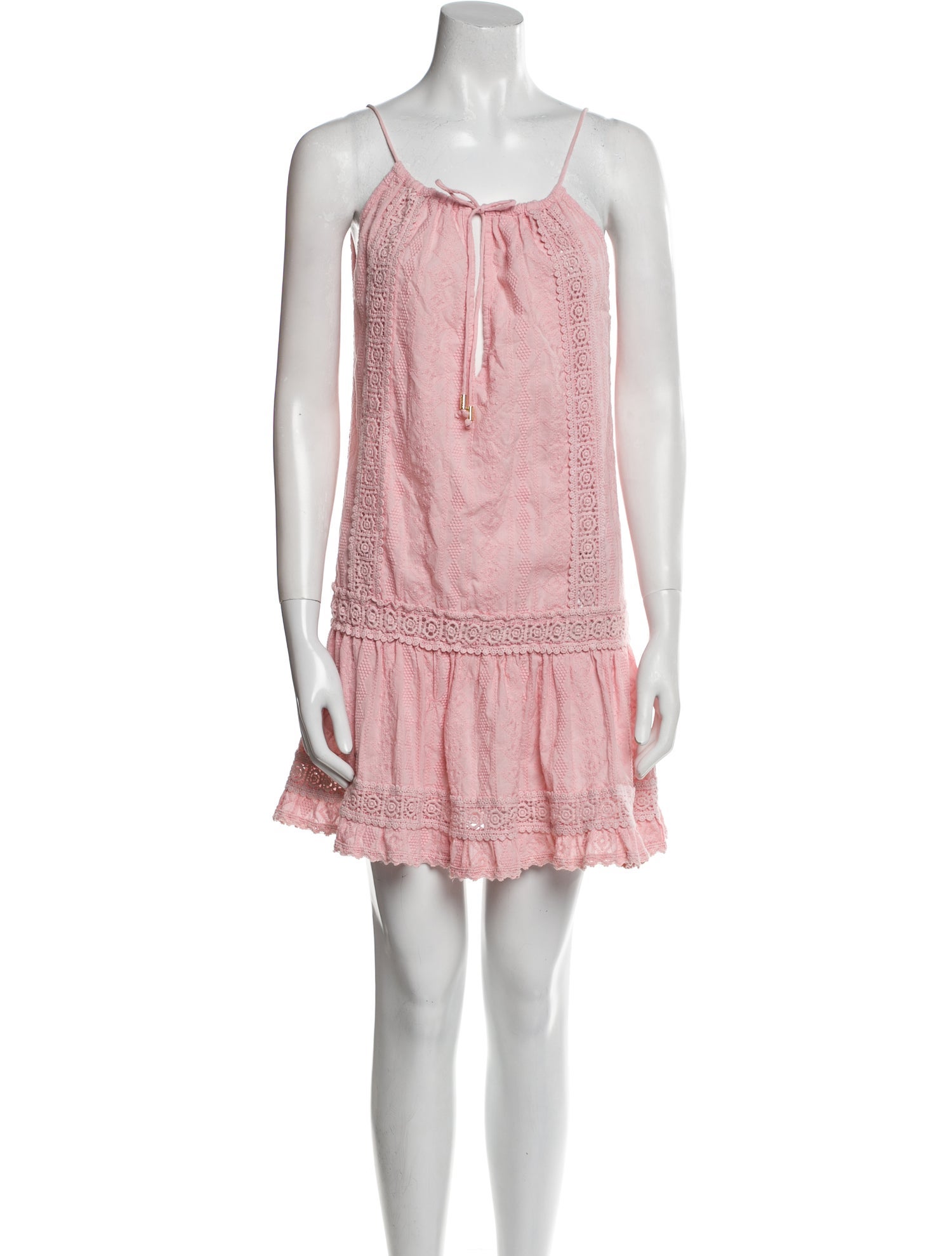 Melissa Odabash Scoop Neck Mini Dress