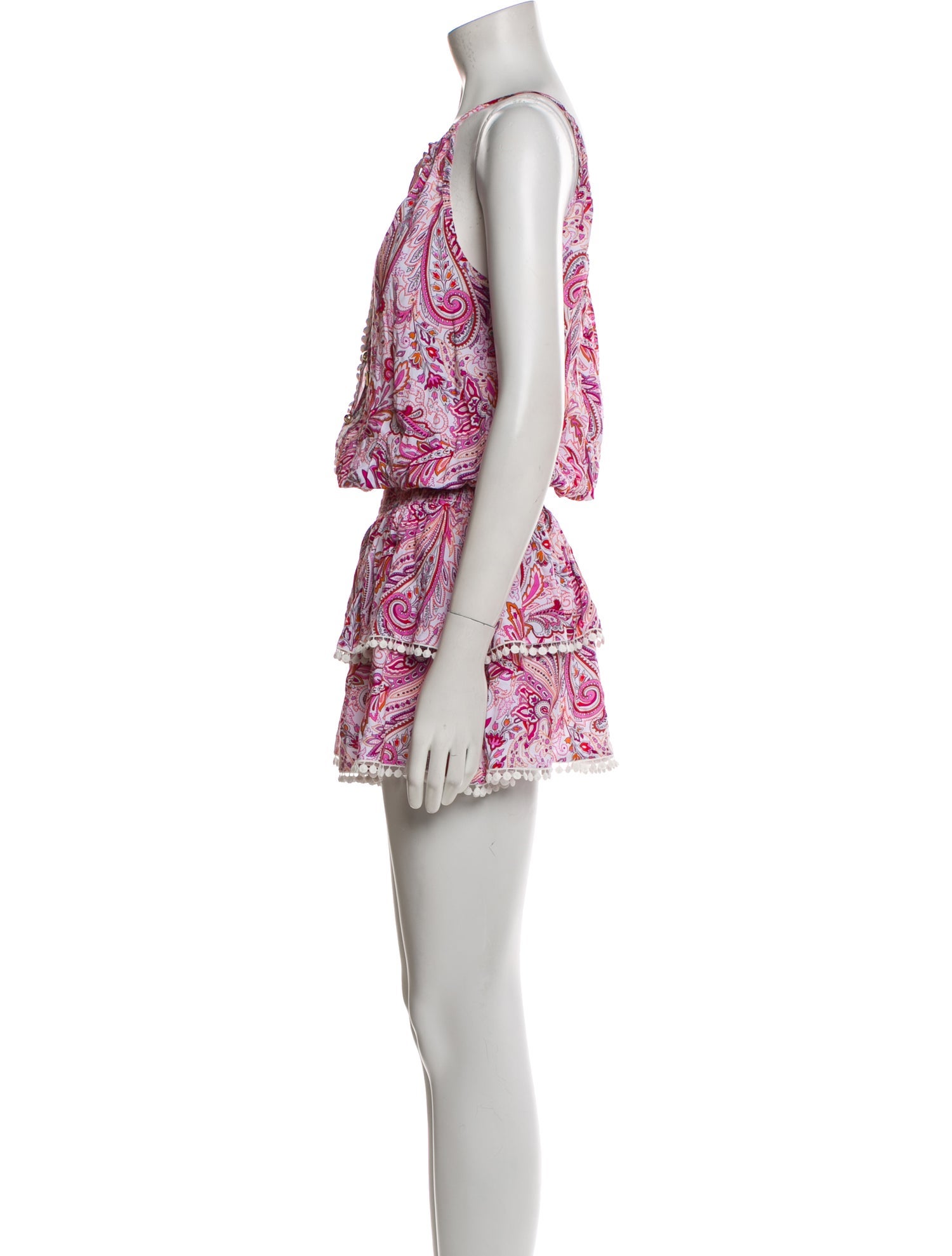 Melissa Odabash Paisley Print Mini Dress