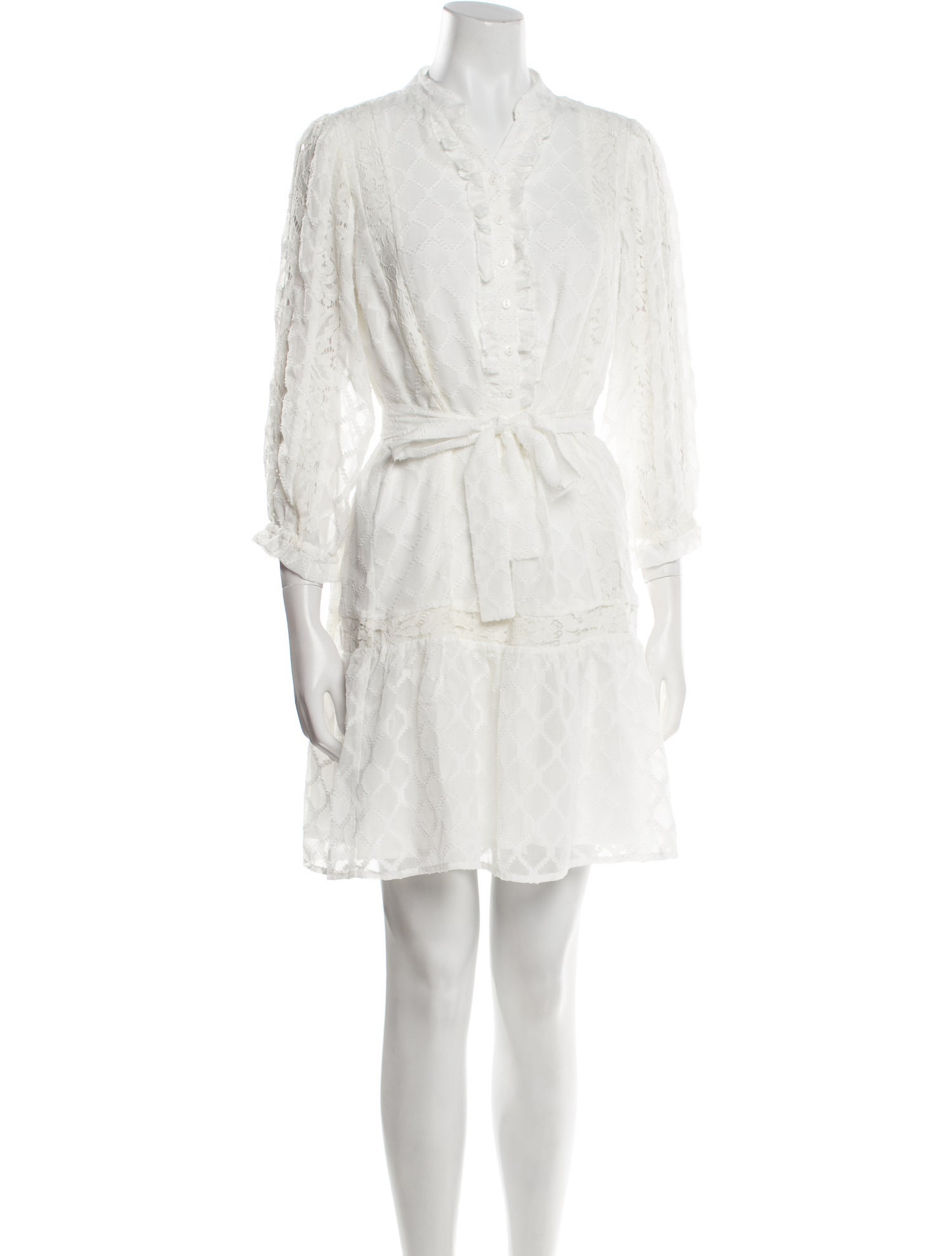 Melissa Odabash Mock Neck Mini Dress