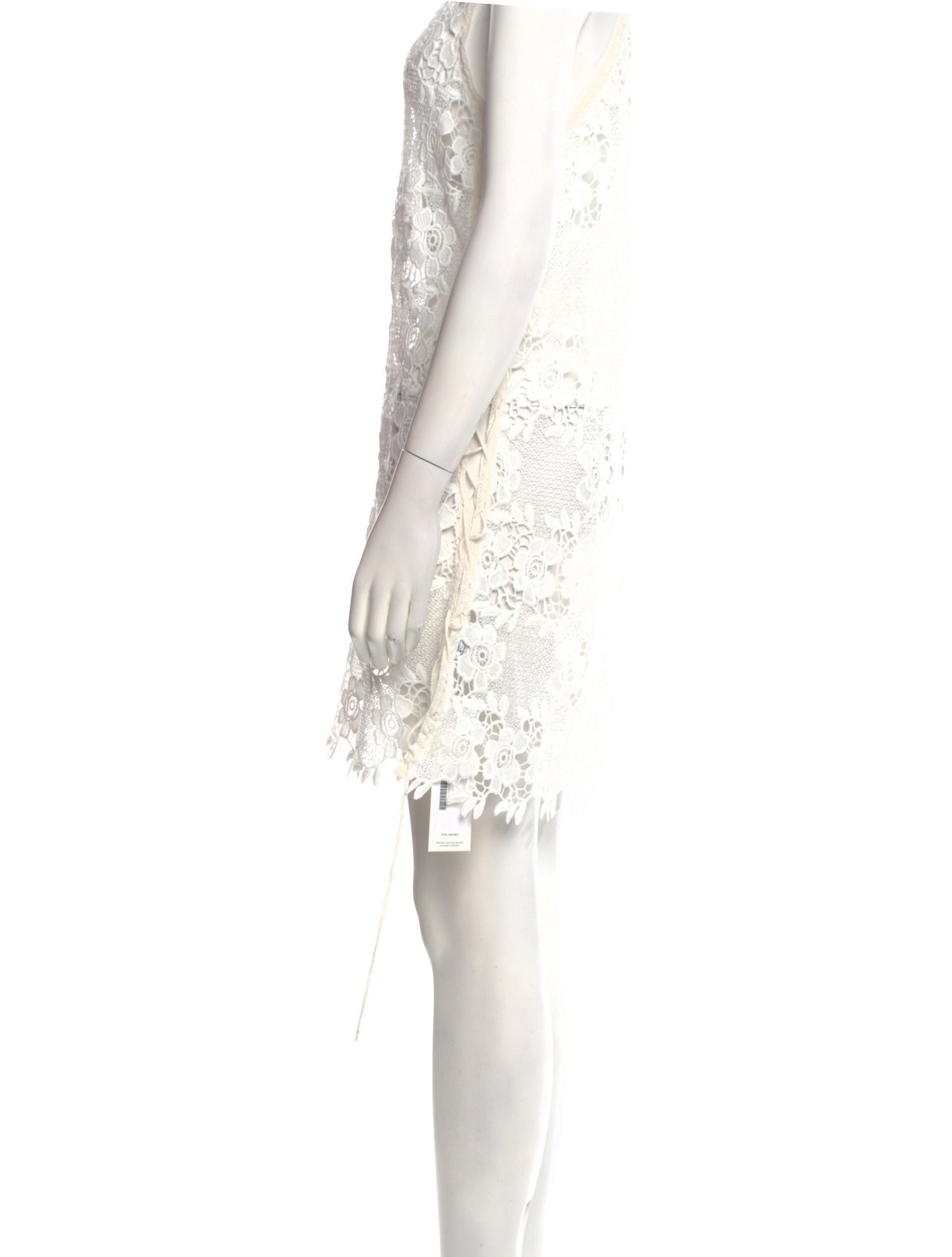 Melissa Odabash Lace Pattern Mini Dress