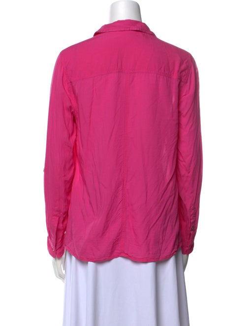 Melissa Odabash Long Sleeve Button-Up Top