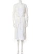 Melissa Odabash Patterned Fringe Trim Accent Robe