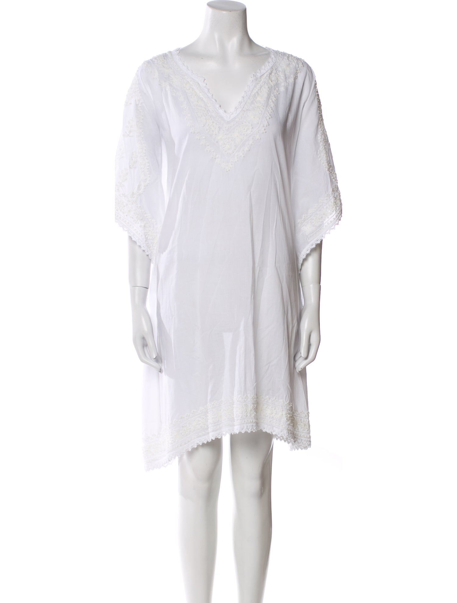Melissa Odabash Embroidered Accent Cover-Up