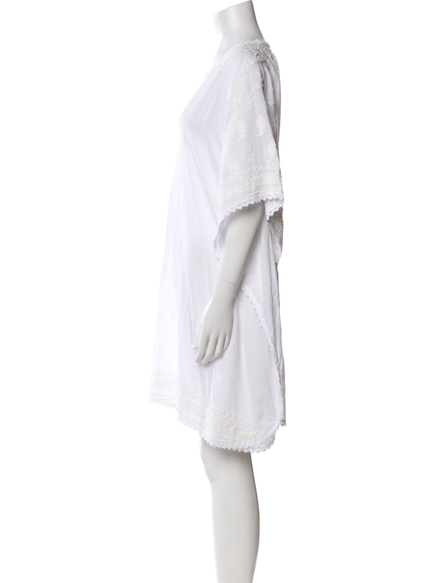 Melissa Odabash Embroidered Accent Cover-Up