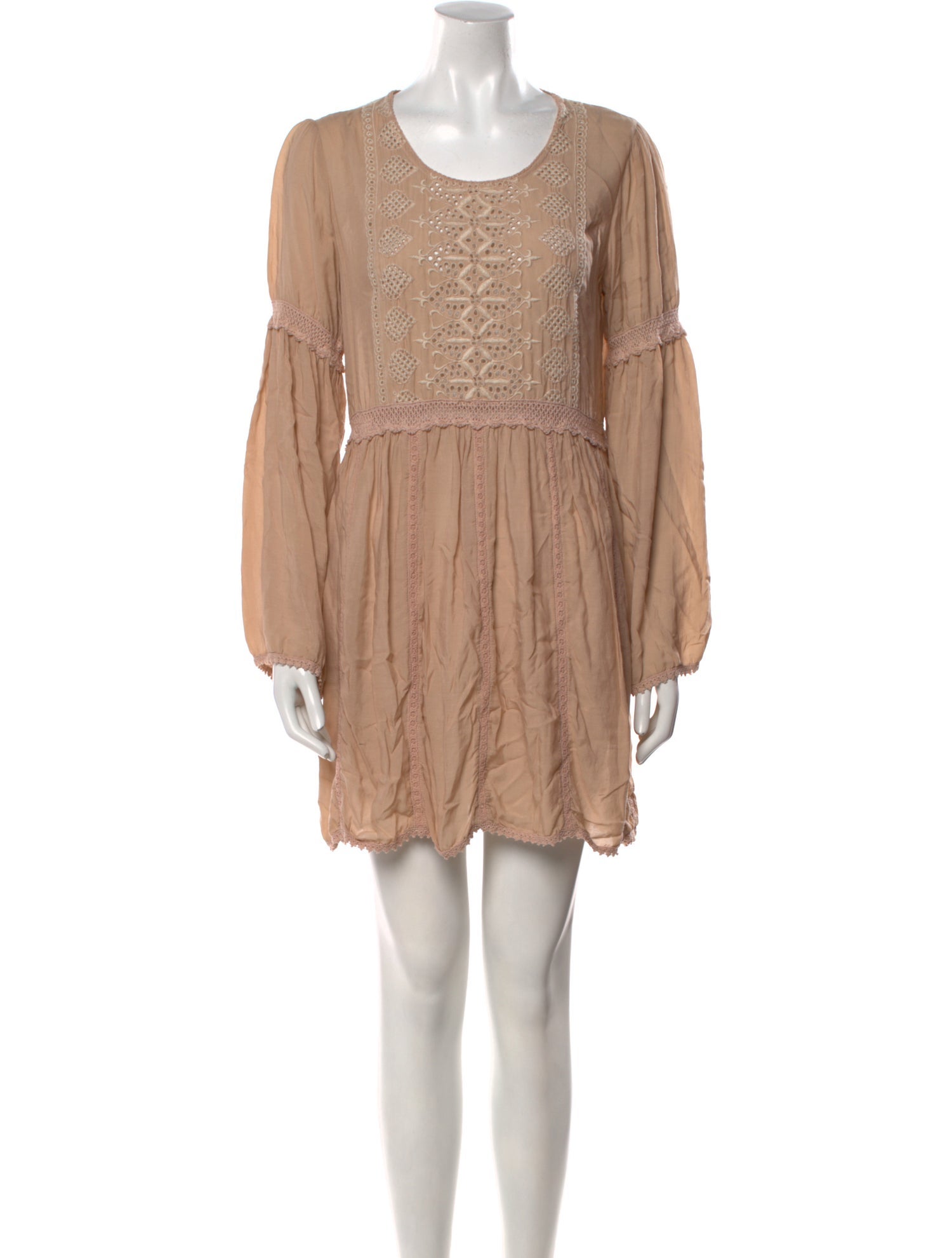 Melissa Odabash Scoop Neck Mini Dress