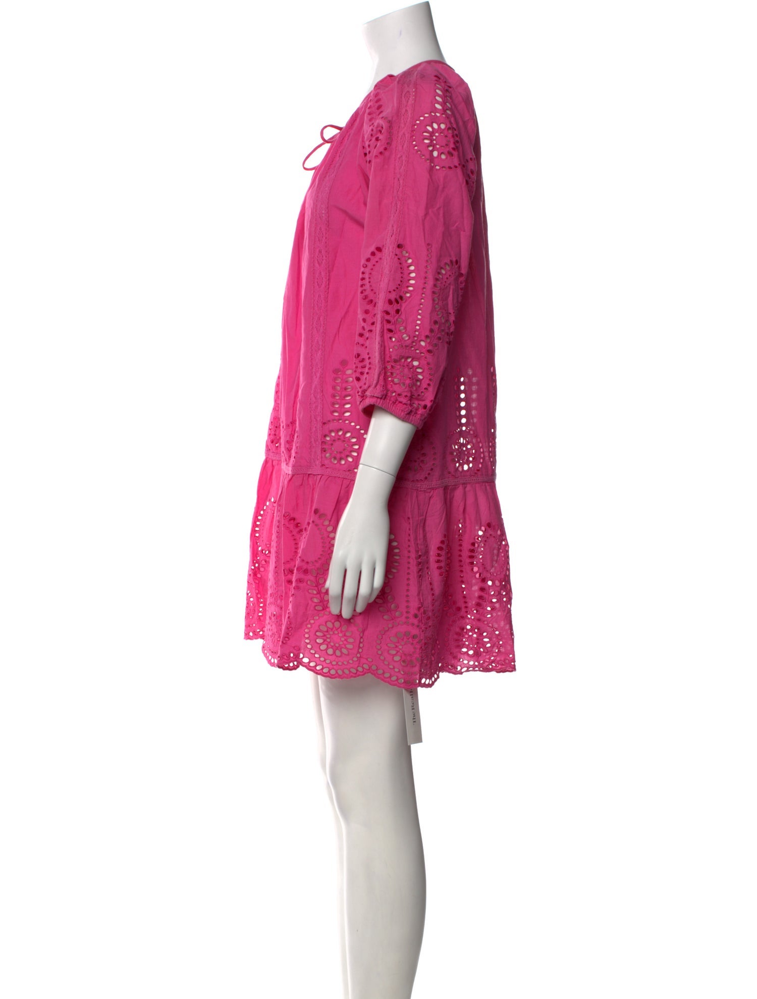 Melissa Odabash Tie Neck Mini Dress