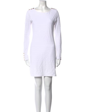 Melissa Odabash Scoop Neck Mini Dress