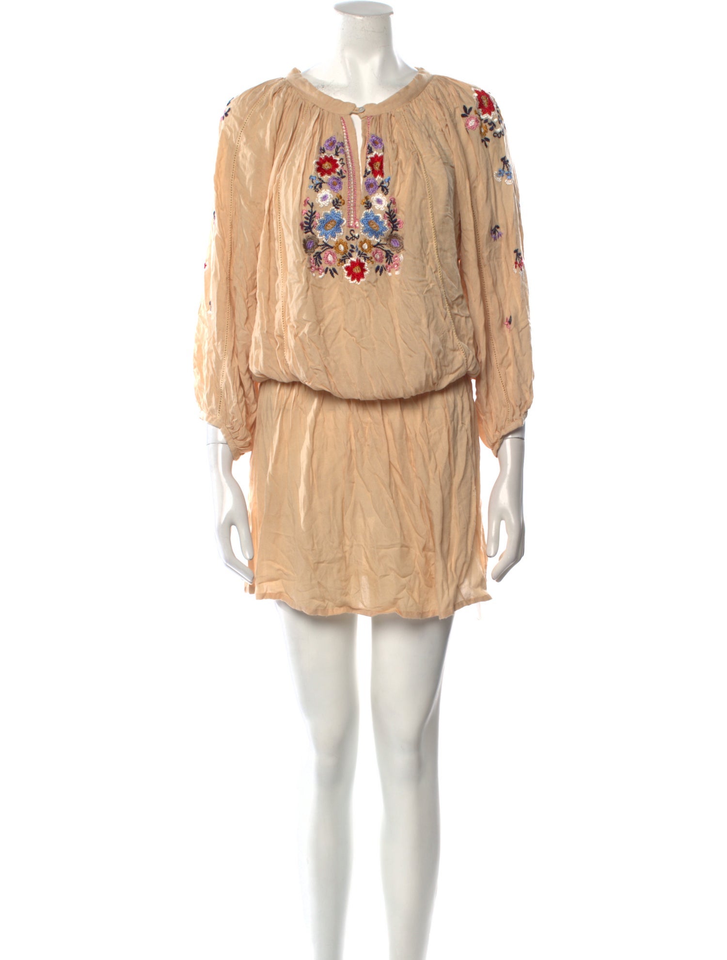 Melissa Odabash Scoop Neck Mini Dress