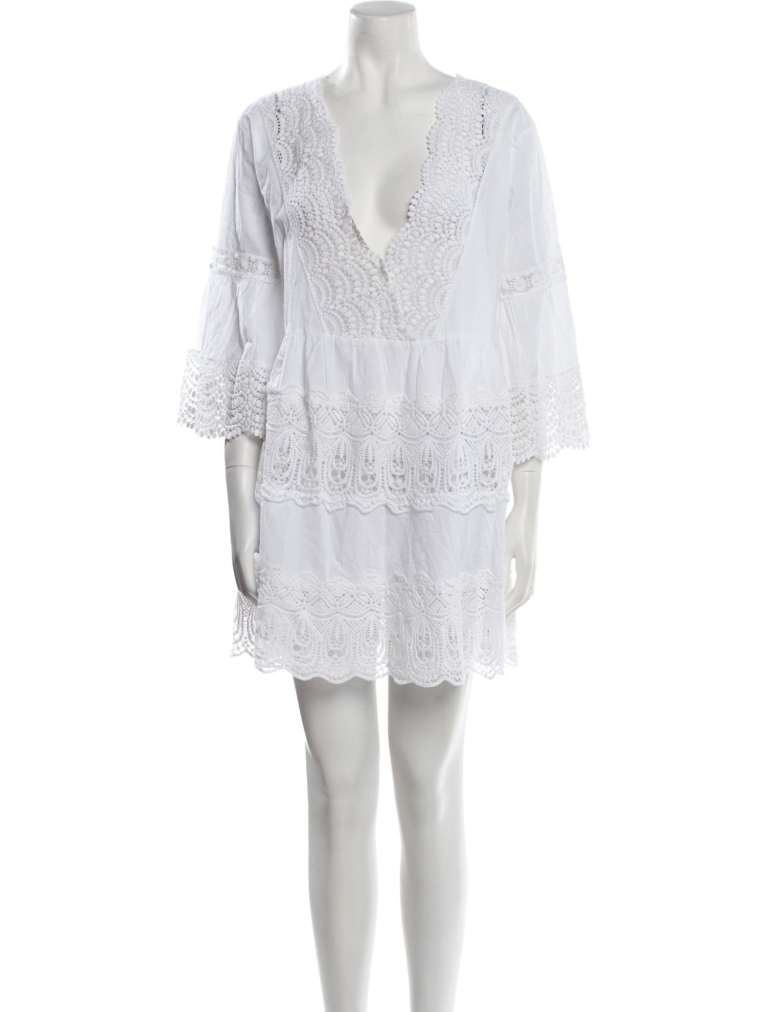 Melissa Odabash V-Neck Mini Dress