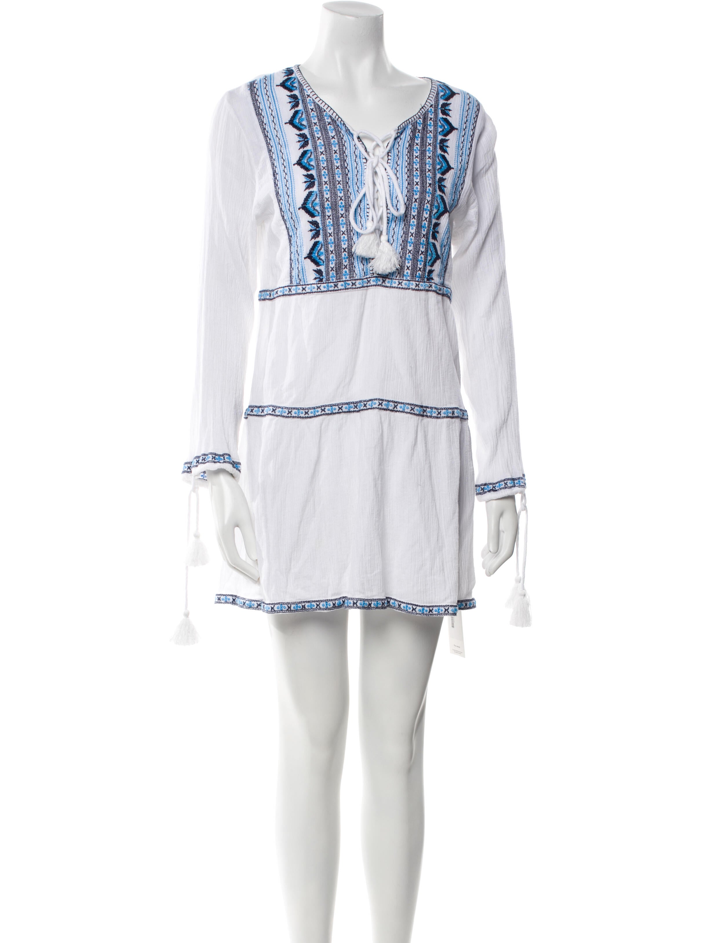 Melissa Odabash V-Neck Mini Dress