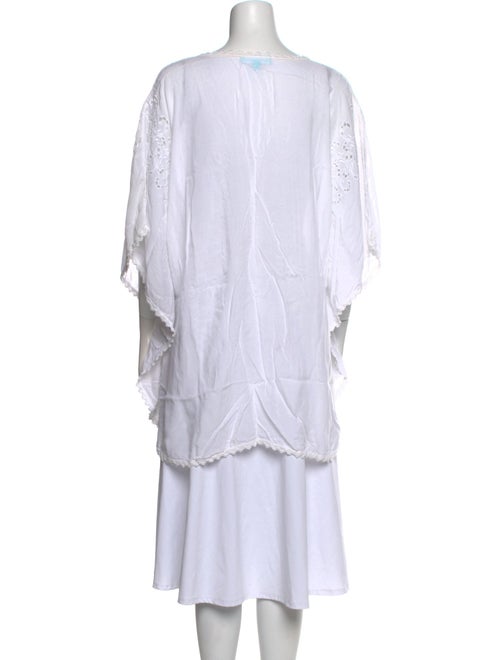 Melissa Odabash V-Neck Three-Quarter Sleeve Tunic