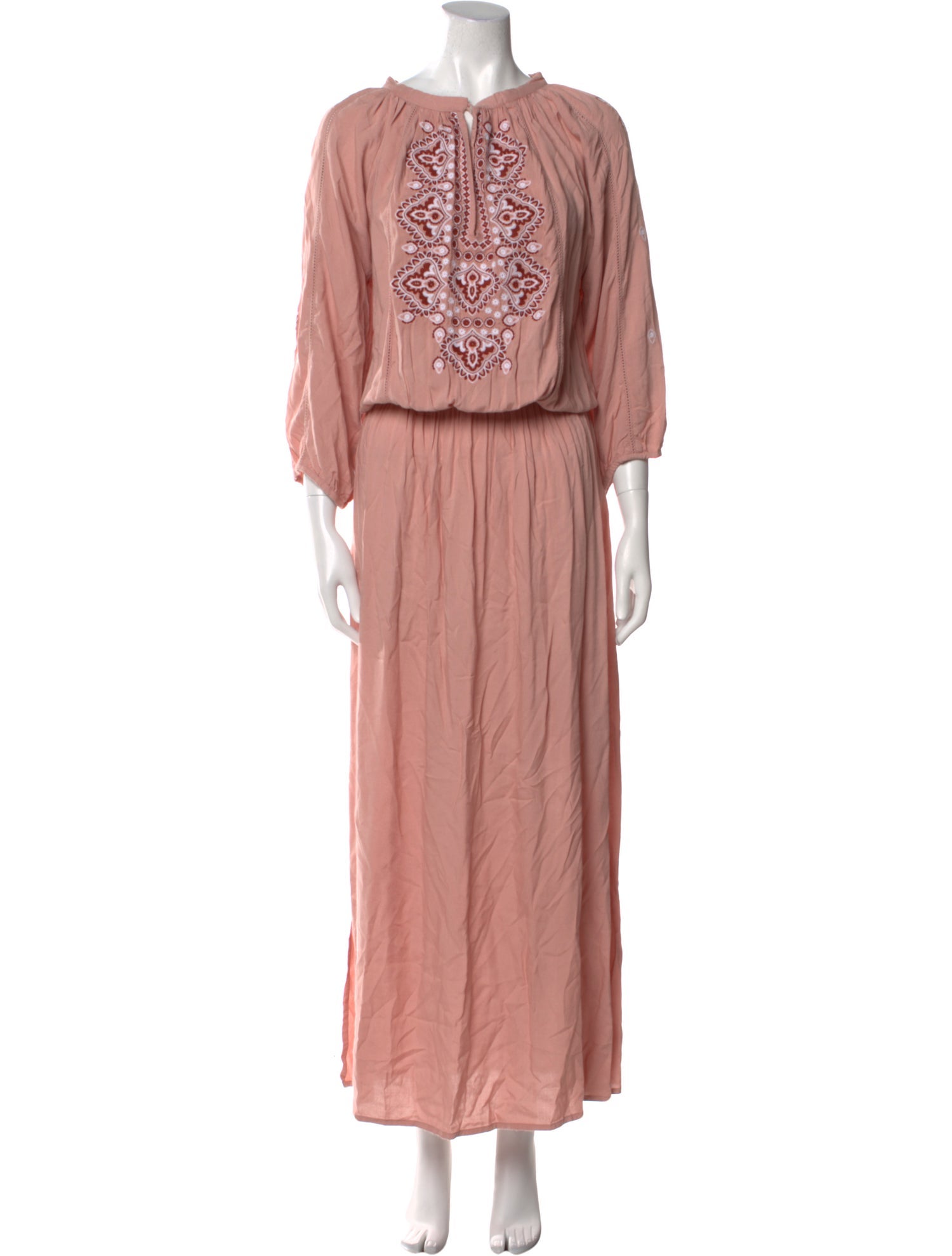 Melissa Odabash Crew Neck Long Dress