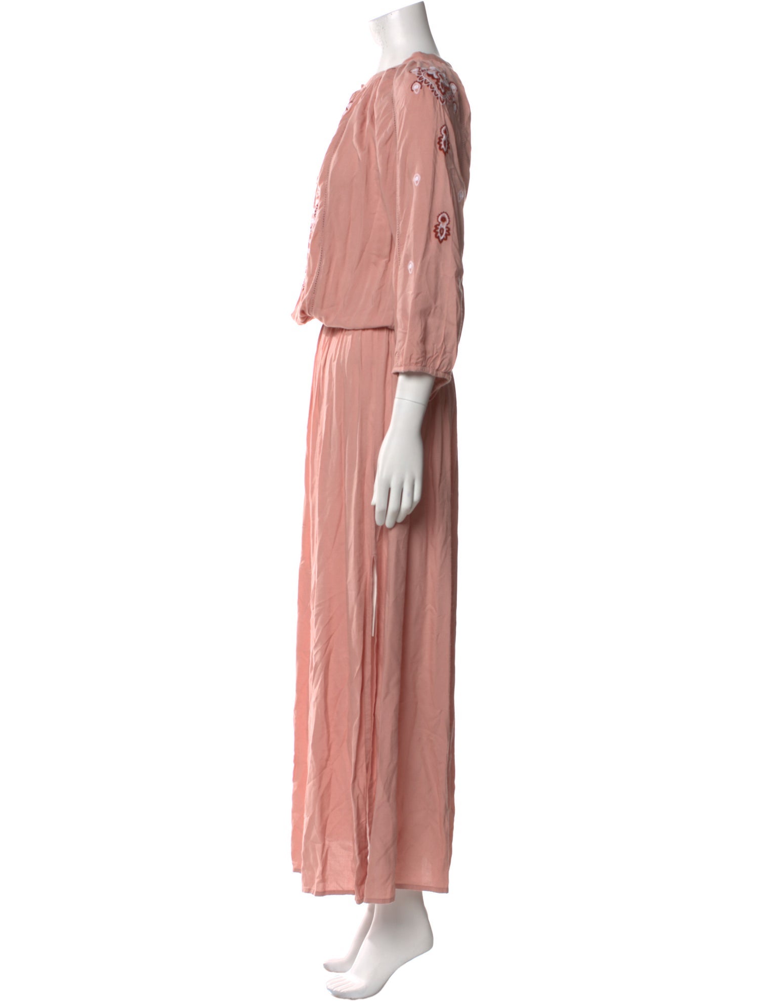 Melissa Odabash Crew Neck Long Dress
