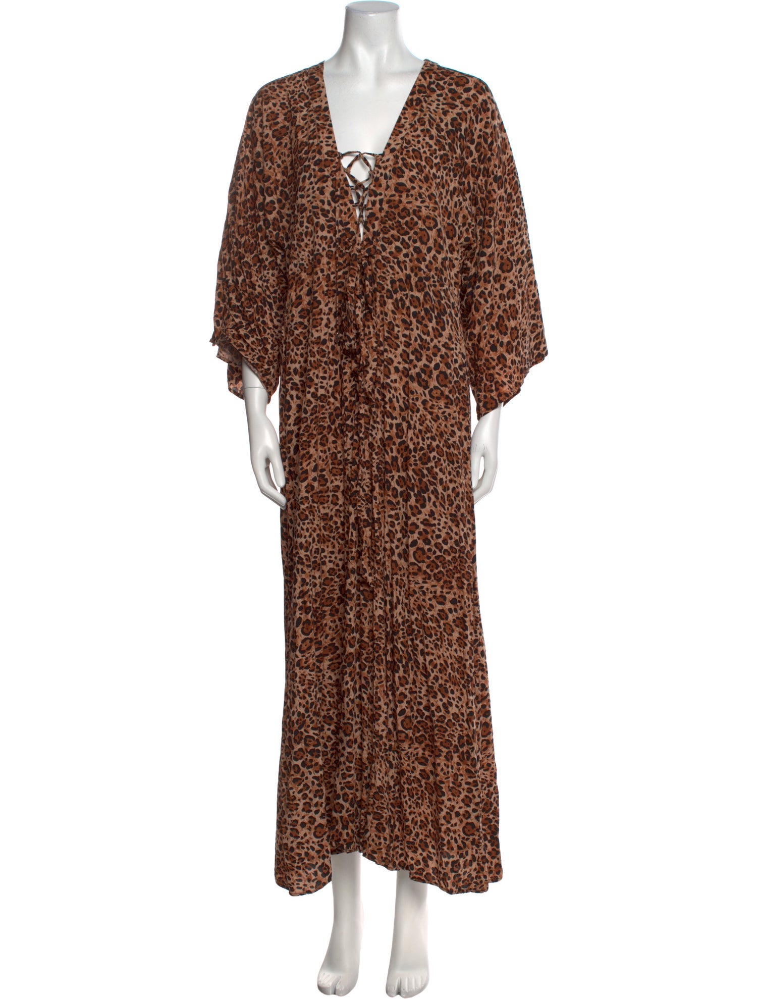 Melissa Odabash Animal Print Long Dress