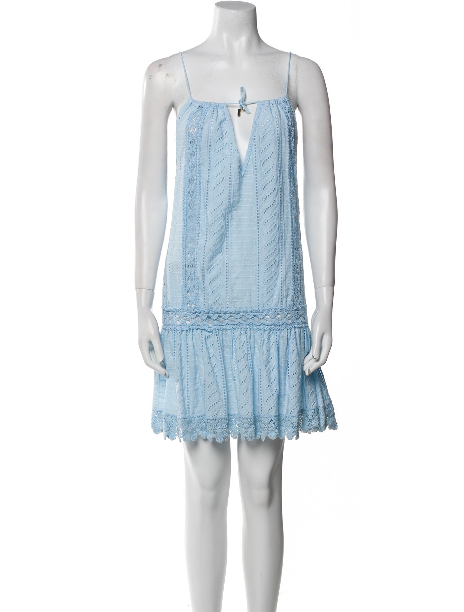 Melissa Odabash Square Neckline Mini Dress