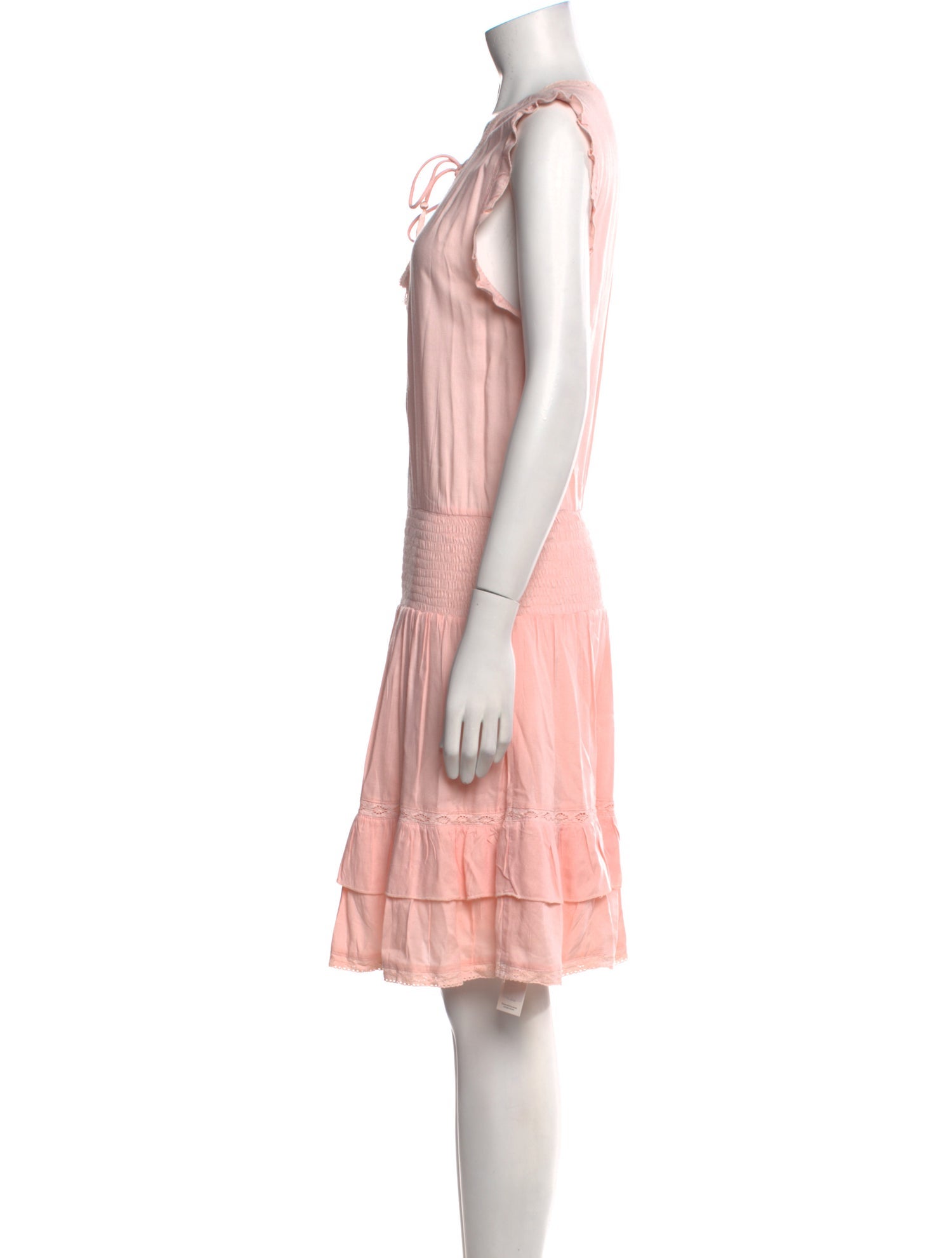 Melissa Odabash Tie Neck Knee-Length Dress