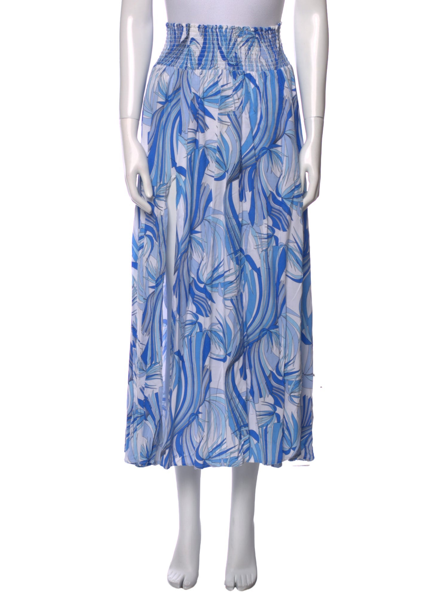 Melissa Odabash Printed Midi Length Skirt