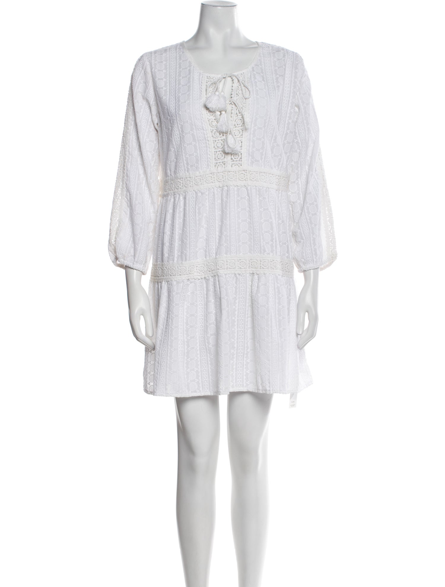 Melissa Odabash Scoop Neck Mini Dress