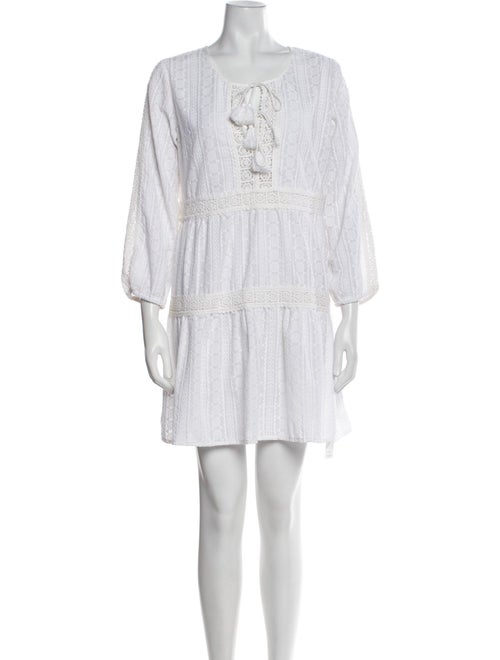 Melissa Odabash Scoop Neck Mini Dress