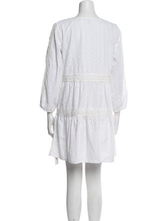 Melissa Odabash Scoop Neck Mini Dress