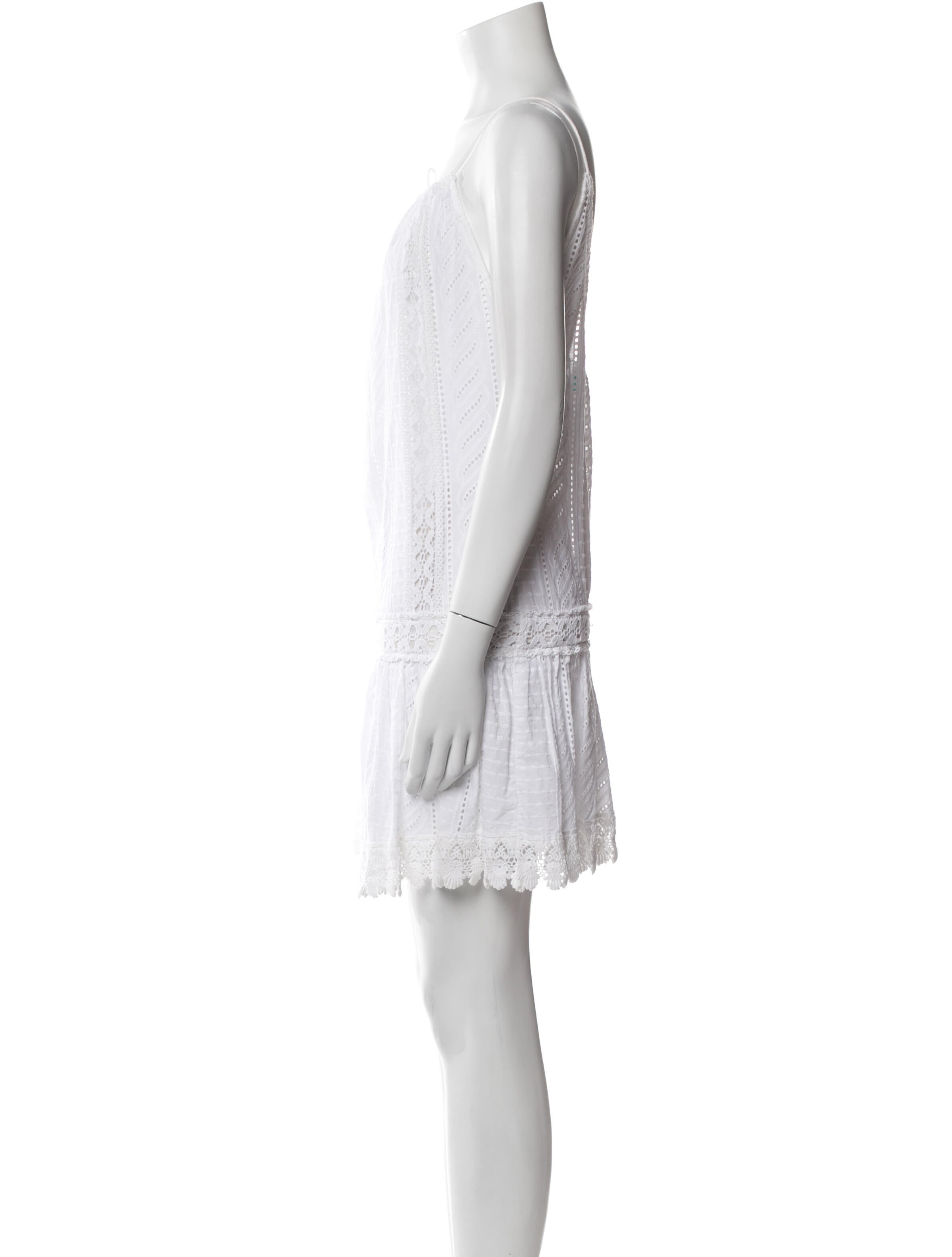 Melissa Odabash Square Neckline Mini Dress