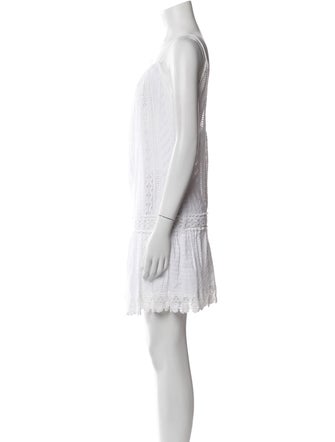 Melissa Odabash Square Neckline Mini Dress