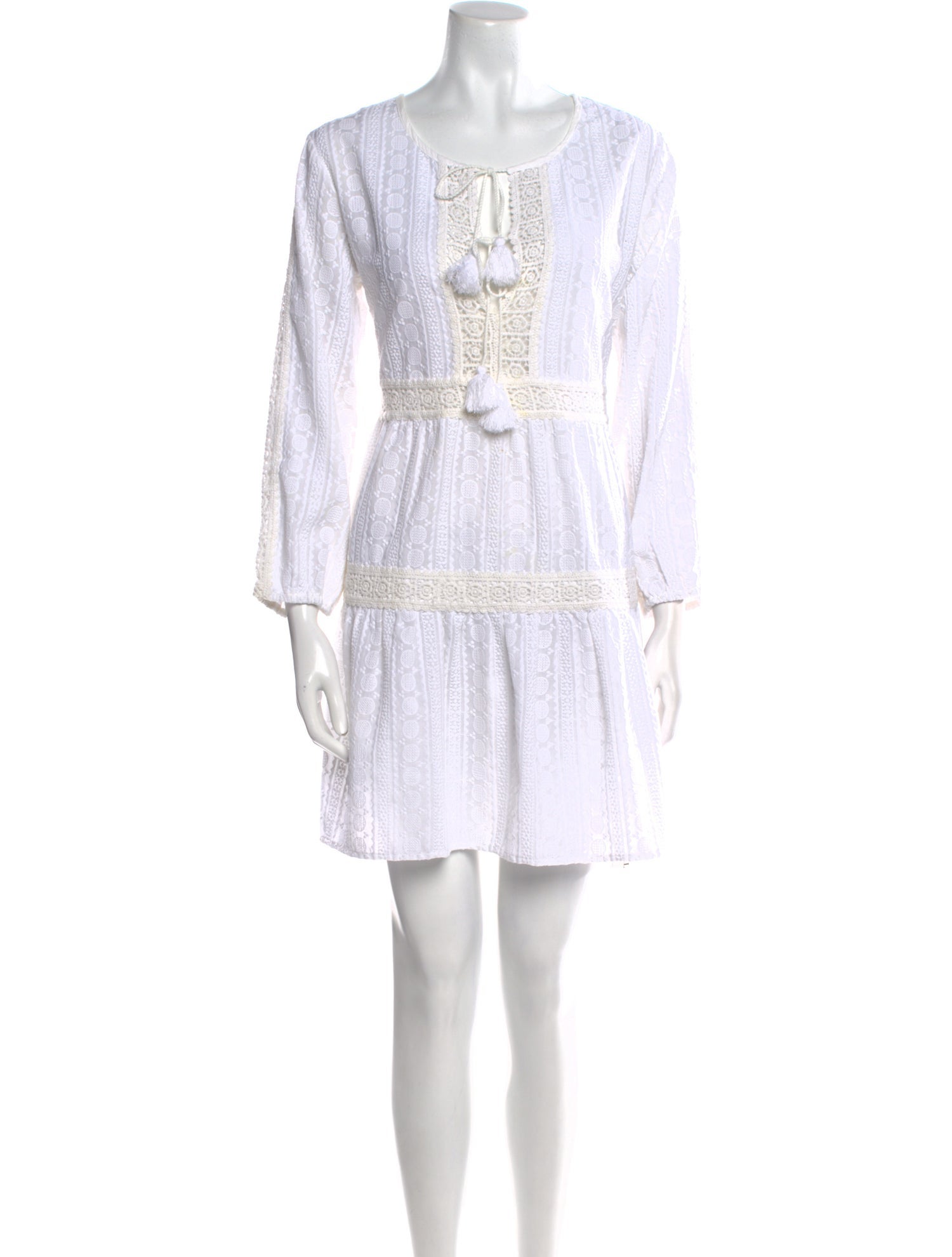 Melissa Odabash Scoop Neck Mini Dress