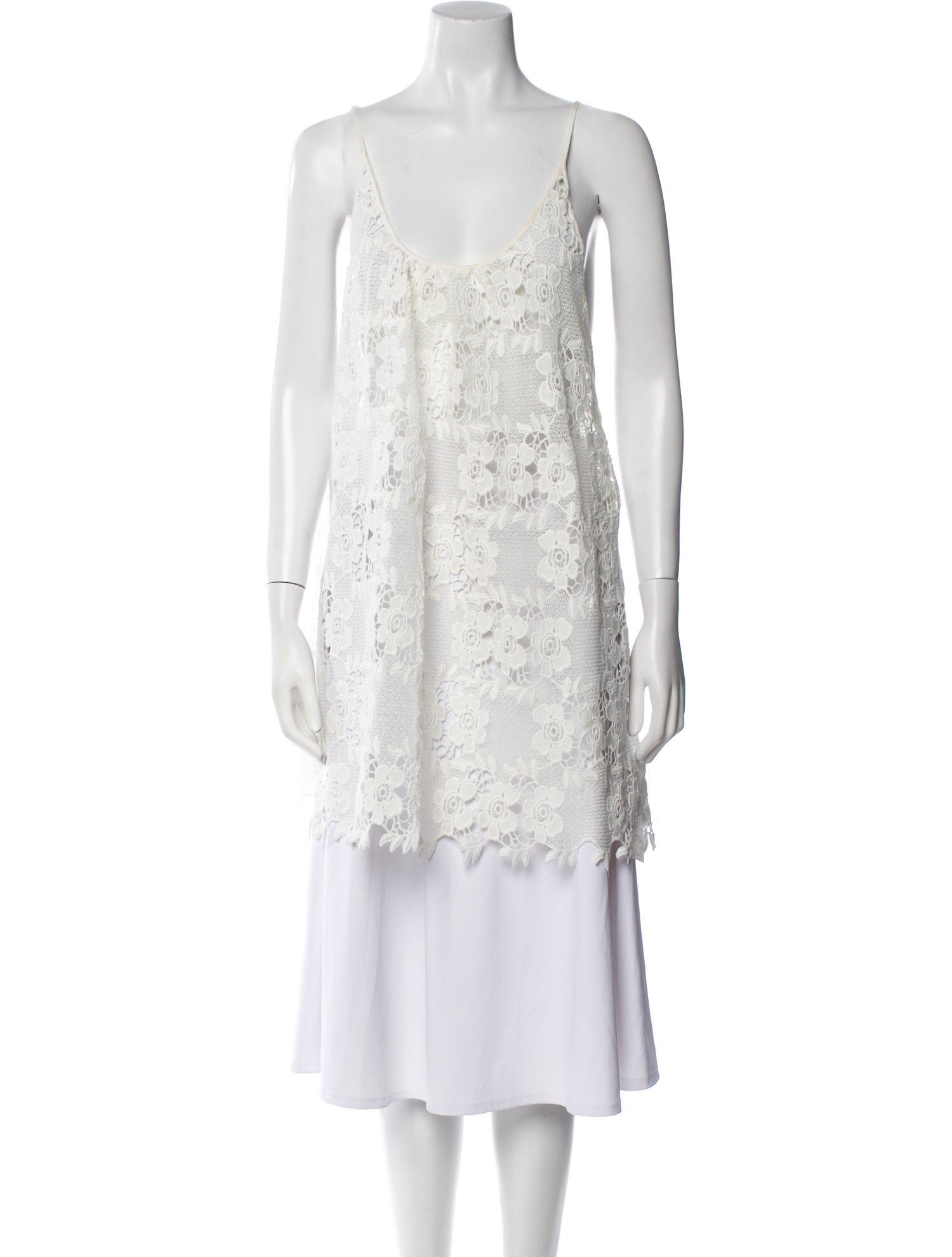 Melissa Odabash Scoop Neck Sleeveless Tunic