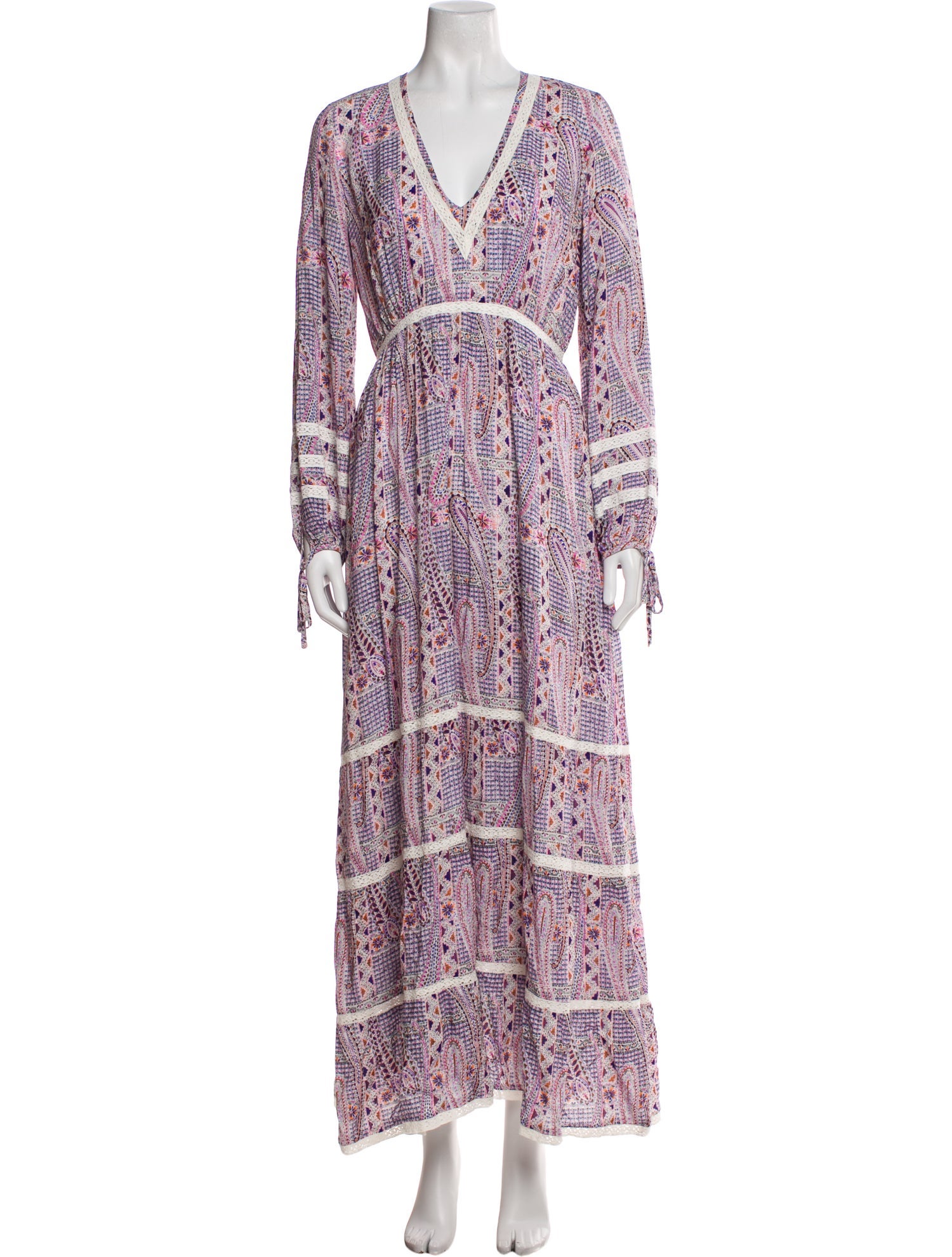 Melissa Odabash Paisley Print Long Dress