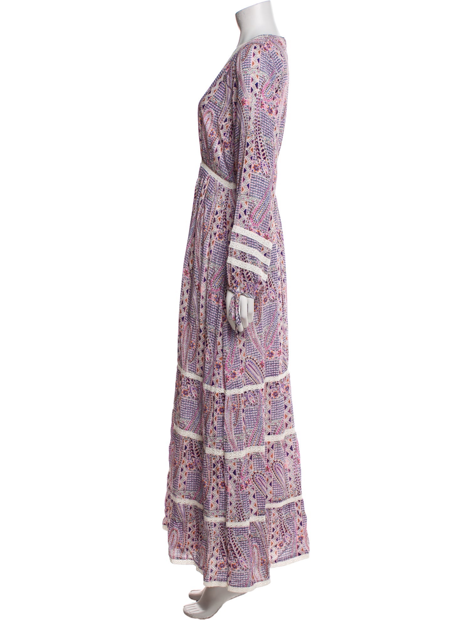 Melissa Odabash Paisley Print Long Dress