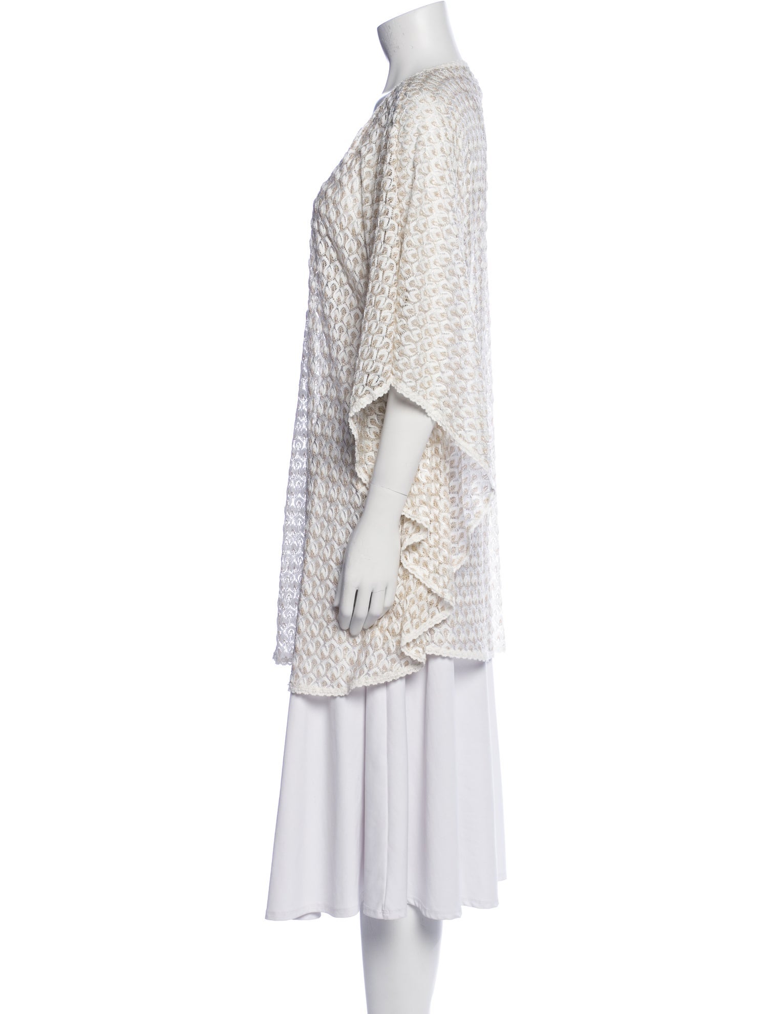 Melissa Odabash Printed V-Neck Tunic