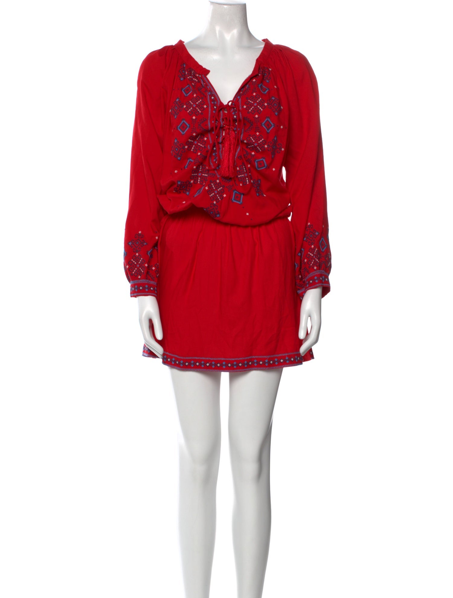 Melissa Odabash V-Neck Mini Dress