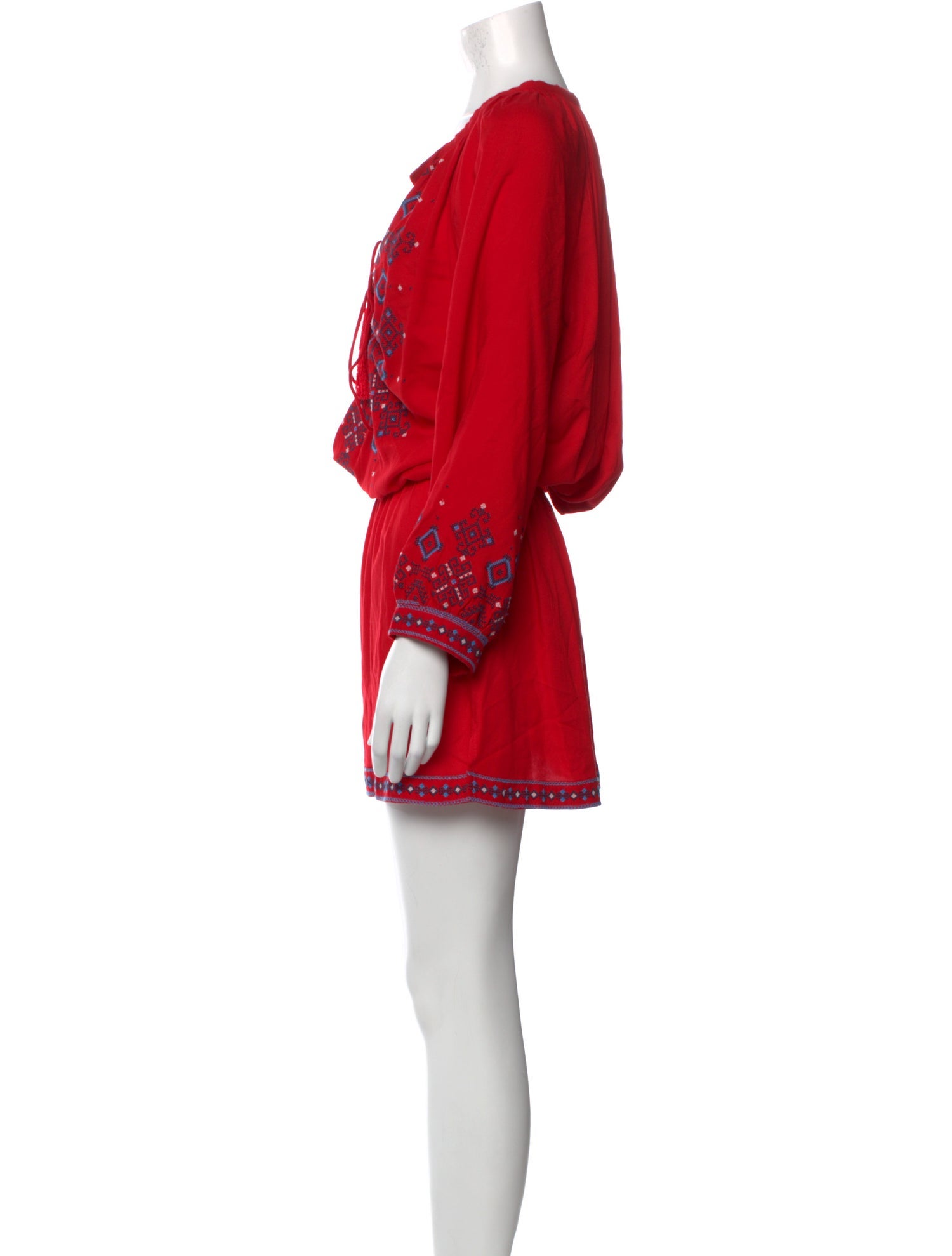 Melissa Odabash V-Neck Mini Dress