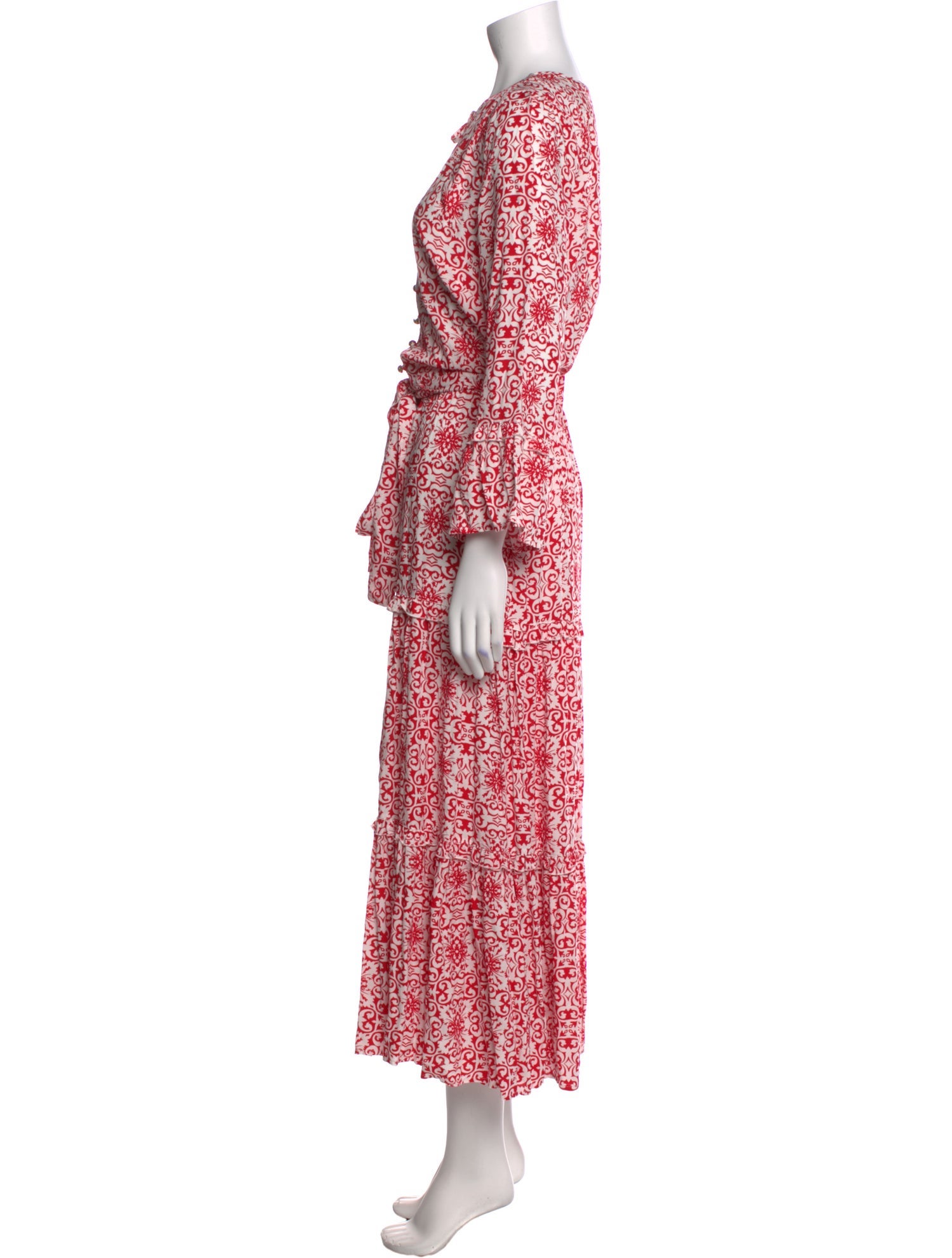Melissa Odabash Floral Print Long Dress