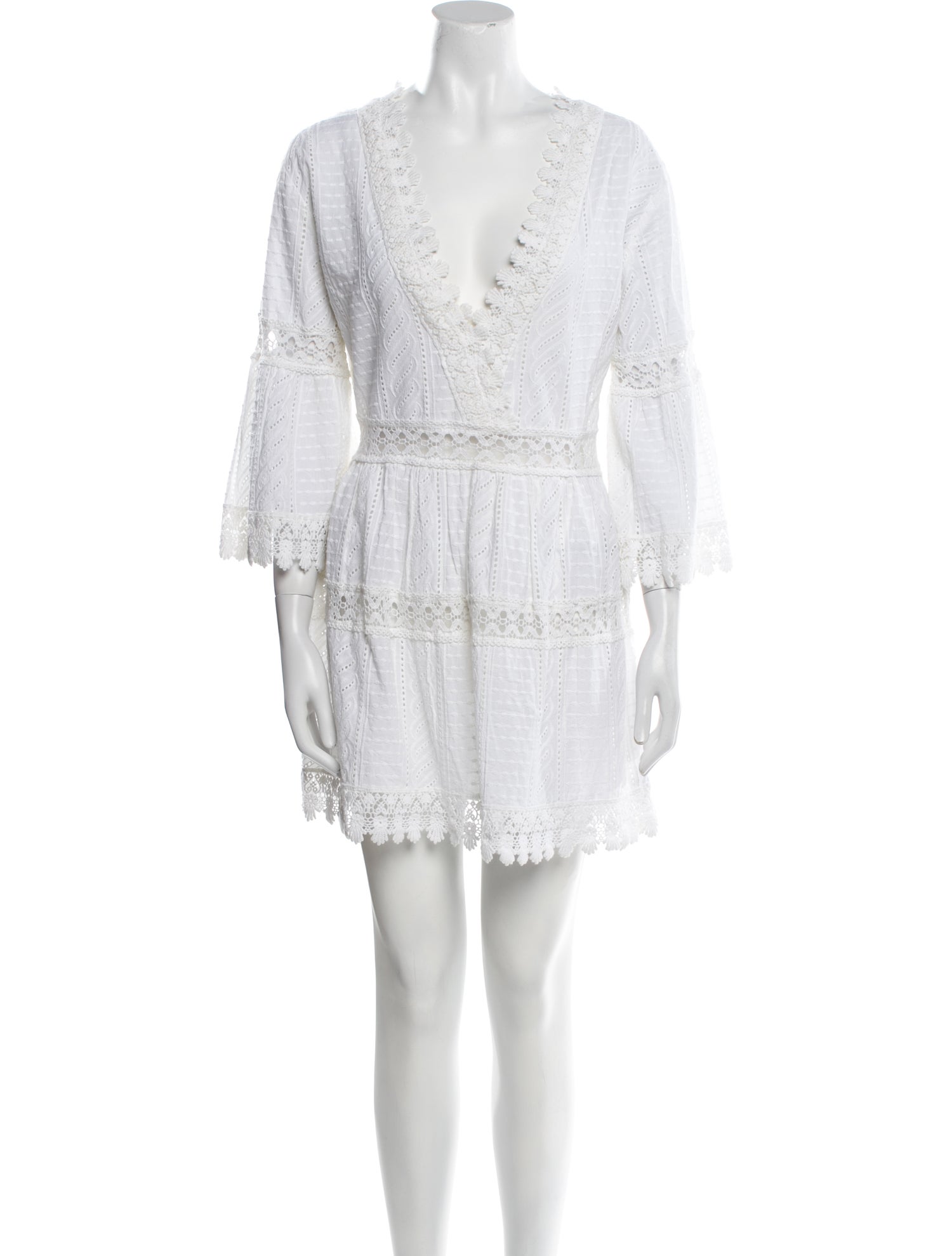 Melissa Odabash V-Neck Mini Dress