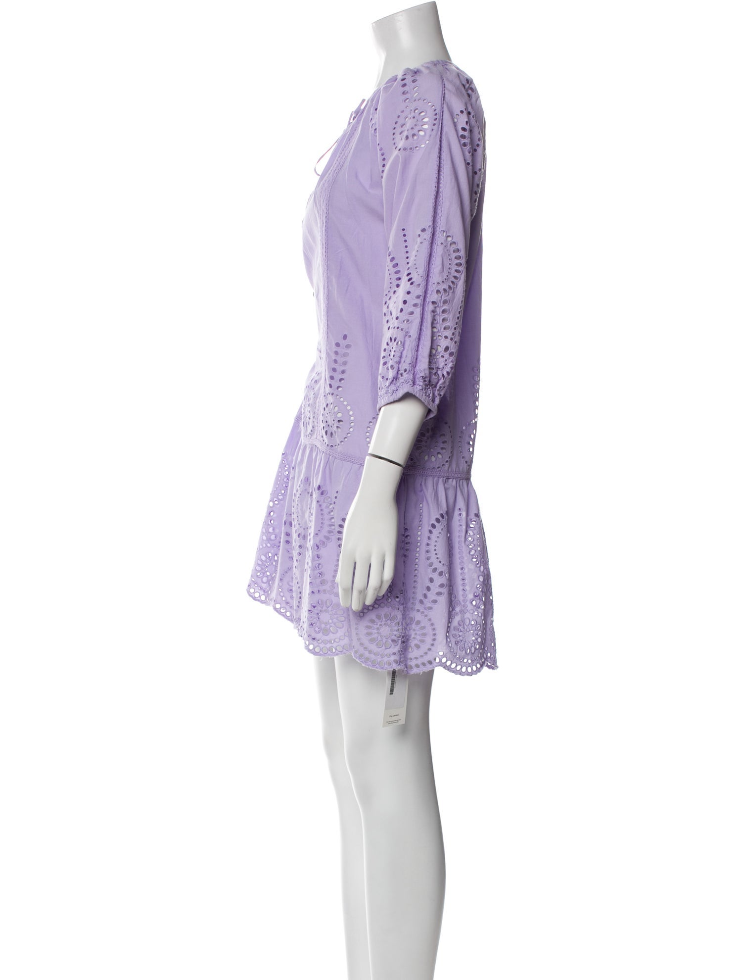 Melissa Odabash Scoop Neck Mini Dress