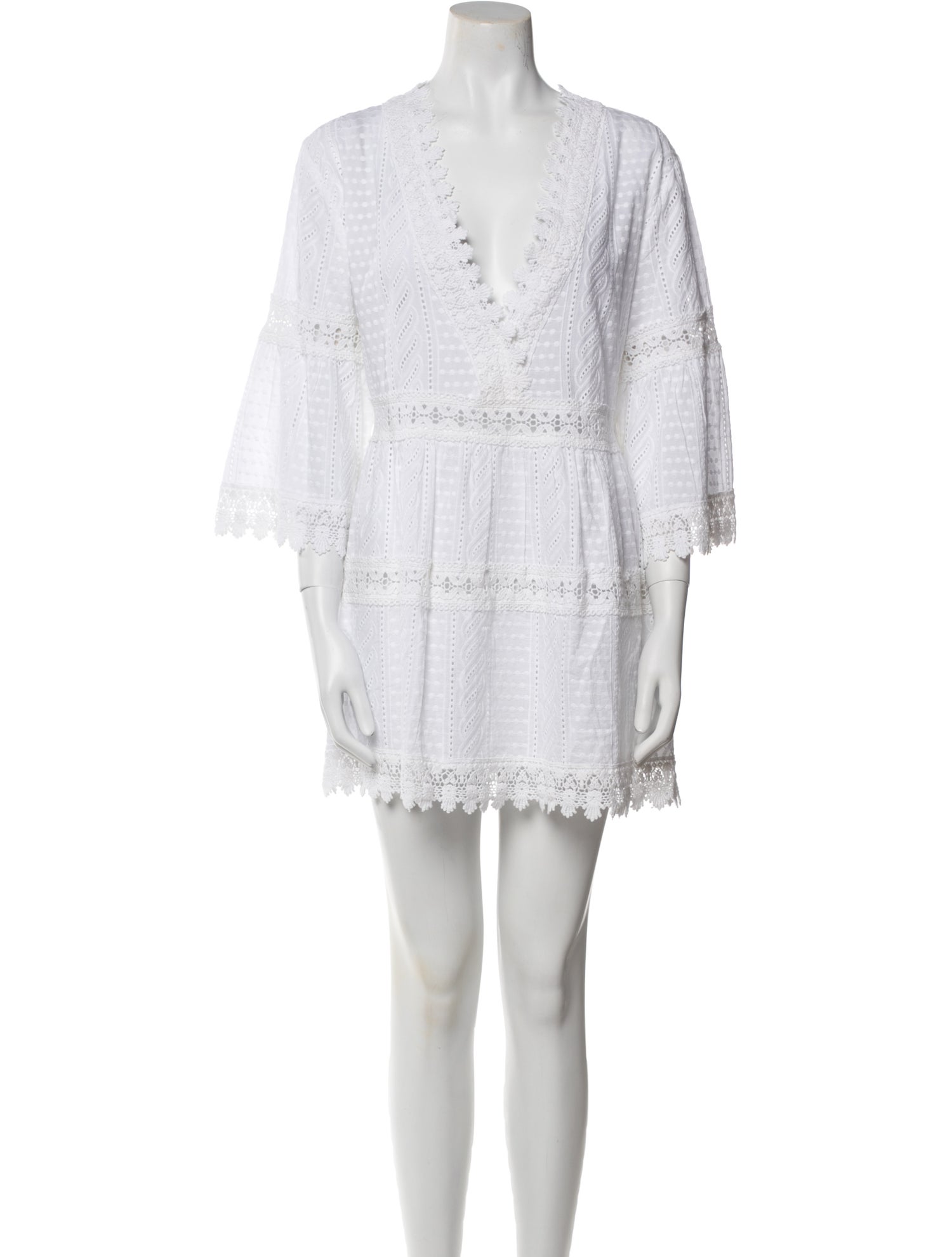 Melissa Odabash V-Neck Mini Dress