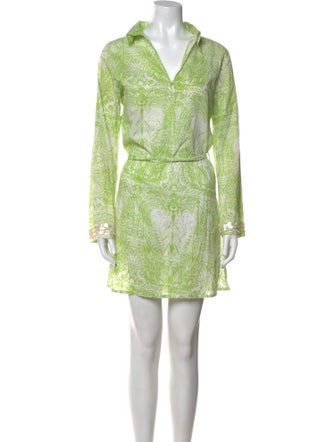 Melissa Odabash Printed Mini Dress