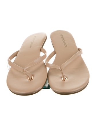Melissa Odabash Leather Slides