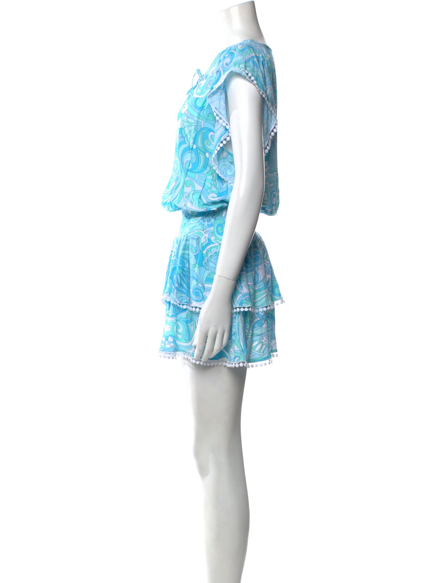 Melissa Odabash Paisley Print Mini Dress